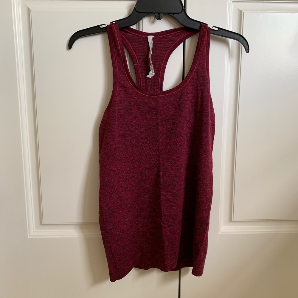 Lululemon Swiftly Tech Racerback in Burgundy